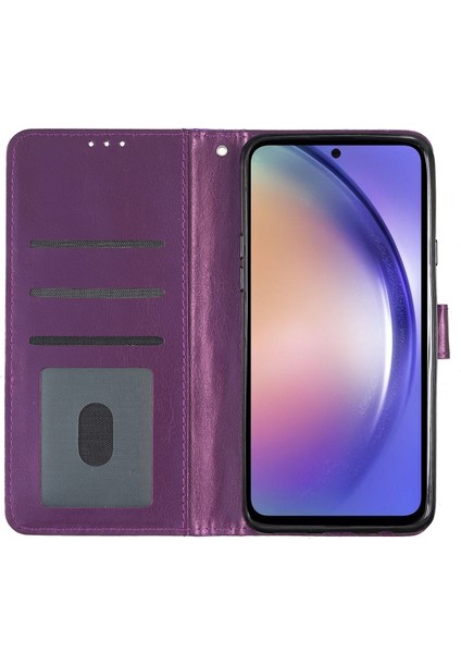Xiaomi Için Redmi Note 12 4g Deri Cüzdan Stand Kılıfı Damla Damlı Koşullu Telefon Kapağı Strap-Purple ile (Yurt Dışından) fiyatları