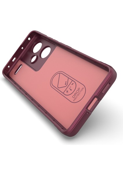 Xiaomi Redmi Için Note 13 Pro+ 5g Case Anti-Çizelge Tpu Engebeli Telefon Kapak Kırmızısı (Yurt Dışından) fiyatları