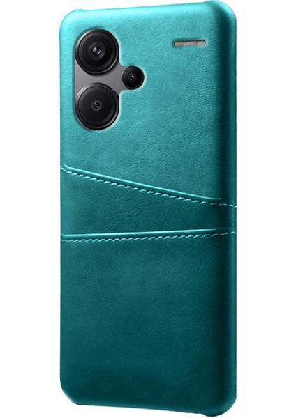 Xiaomi Redmi Için Note 13 Pro+ Kasa Çift Kart Yuvaları Pu+ Pc Ince Telefon Kapak Yeşil (Yurt Dışından) fiyatları
