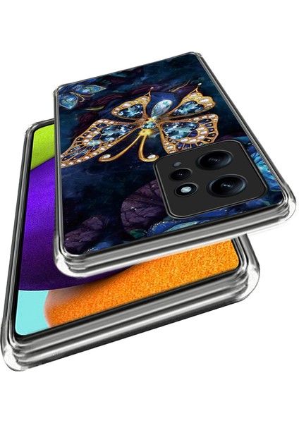 Xiaomi Için Redmi Note 12 4g Telefon Kılıf Desen Basılı Tasarım Yumuşak Tpu Arka Kapak Yahudi Kelebek (Yurt Dışından) fiyatları