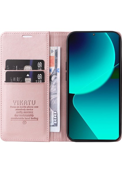 Xiaomi 13T/13T Pro/redmi K60 Ultra Kılıf Cüzdan Stand Deri Telefon Kapak Golü Altın (Yurt Dışından) fiyatları