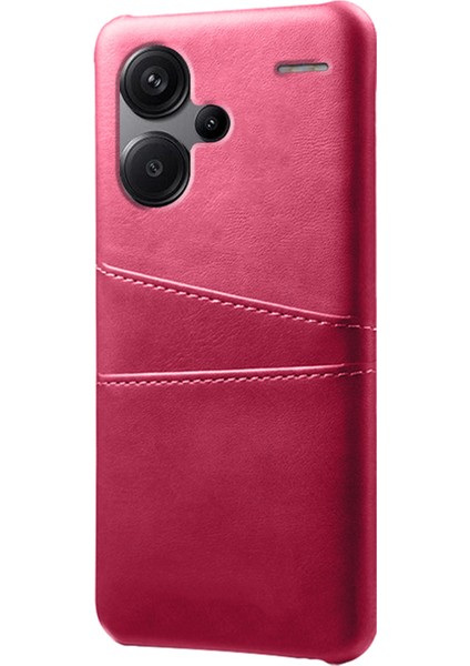 Xiaomi Redmi Için Note 13 Pro+ Kılıf Çift Kart Yuvaları Pu+ Pc Ince Telefon Kapak Gildi (Yurt Dışından)