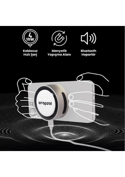 Aırsound MagSafe Bluetooth Hoparlör