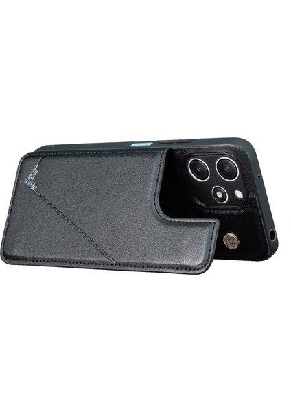 Xiaomi Redmi Için 12 4g/12 5g (Global) Case Kickstand Pu+Tpu Cep Telefonu Kart Tutucu-Black ile (Yurt Dışından) fiyatları