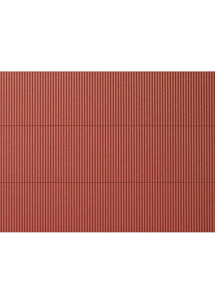 Maket 187 Ölçek Plastik Zemin Kaplama Kırmızımsı Kahverengi N52430