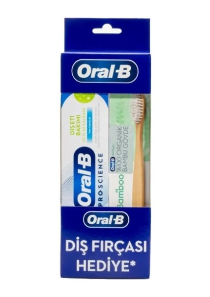 Diş Eti Bakımı ve Plak Kalkanı Diş Macunu 50 Ml+ Bamboo Diş Fırçası