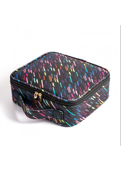 Tam Boy Tuvalet Çantası Taşınabilir Büyük Kozmetik Çantası Seyahat Makyaj Çantası Taşınabilir Saklama Kutusu Su Geçirmez Tuvalet Çantası Saklama Çantası Bayanlar Ve Kızlar (Yurt Dışından)