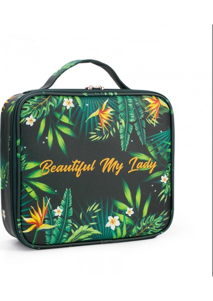 Seyahat Makyaj Çantası Profesyonel Kozmetik Tren Çantaları Sanatçı Saklama Çantası Makyaj Alet Kutuları Fırçalar Bölmeli Çantalar Su Geçirmez Çıkarılabilir Makyaj Organizatörü (Yurt Dışından)