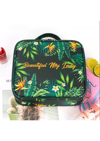 Seyahat Makyaj Çantası Profesyonel Kozmetik Tren Çantaları Sanatçı Saklama Çantası Makyaj Alet Kutuları Fırçalar Bölmeli Çantalar Su Geçirmez Çıkarılabilir Makyaj Organizatörü (Yurt Dışından) fiyatları