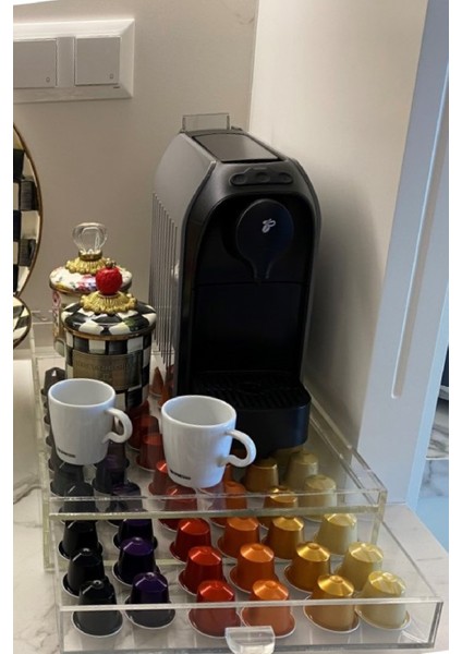 Color House Kahve Kapsül Standı Kahve Standı Tchibo-Nespresso-Starbucks Tüm Makinalara Uyumlu 60 Ad. Kapasiteli