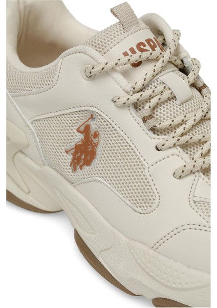 U.S. Polo Assn. Us Polo A10151351012010 4m Maybe Wmn 4fx Bej Kadın Sneaker Ayakkabı