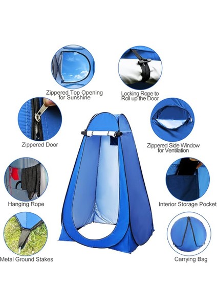 Otomatik Kamp Giyinme Çadırı indirimleri