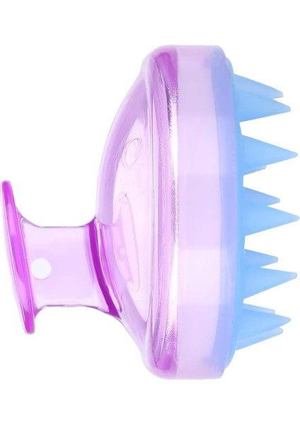 Şampuan Fırçası, Hassas Saç Derisi Temizleyici, Temizlik Için Dayanıklı Taşınabilir Ovucu (Mor) (Yurt Dışından)