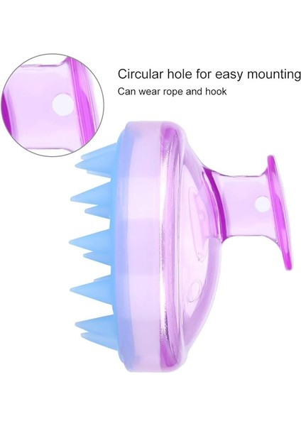 Şampuan Fırçası, Hassas Saç Derisi Temizleyici, Temizlik Için Dayanıklı Taşınabilir Ovucu (Mor) (Yurt Dışından) modelleri