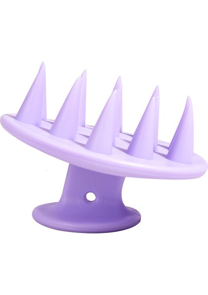 Saç Şampuanı Fırçası, Saç Derisi Masaj Fırçası, Masaj Fırçası, Yumuşak Silikon Kıllar Saç Derisi Bakımı, Saç Büyümesini Teşvik Edin (Mor) (Yurt Dışından)