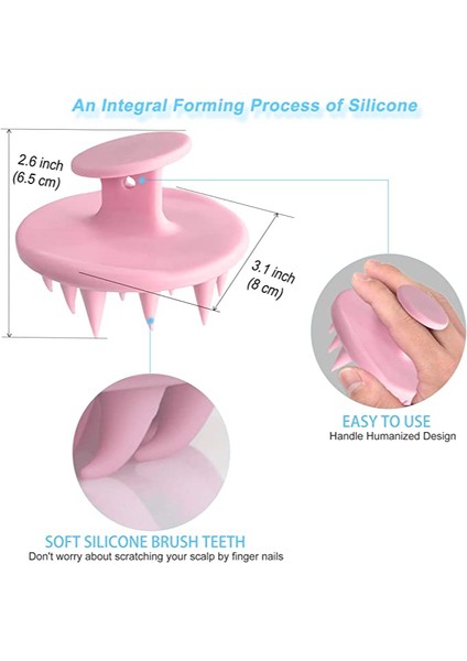 Saç Şampuanı Fırçası, Saç Derisi Masaj Fırçası, Masaj Fırçası, Yumuşak Silikon Kıllar Saç Derisi Bakımı, Saç Büyümesini Teşvik Edin (Mor) (Yurt Dışından) fiyatları