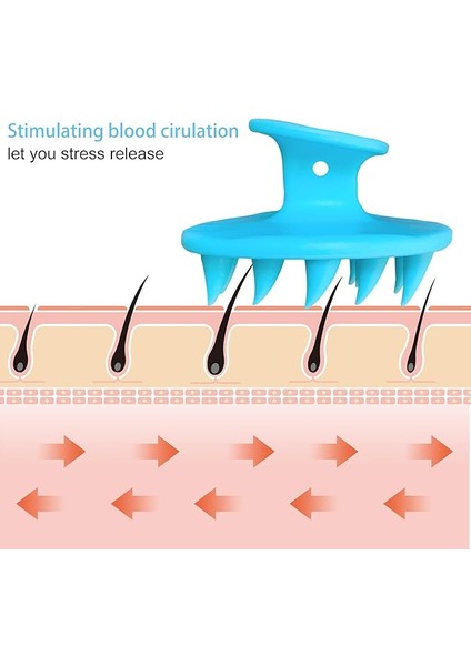 Saç Şampuanı Fırçası, Saç Derisi Masaj Fırçası, Masaj Fırçası, Yumuşak Silikon Kıllar Saç Derisi Bakımı, Saç Büyümesini Teşvik Edin (Mor) (Yurt Dışından) fırsatları