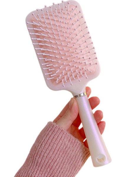 Büyük Dolaşık Açıcı Kürek Saç Fırçası, Islak Veya Kuru Saçlar Için Harika, Kadınlar, Erkekler Ve Çocuklar Için, Uzun Kalın Ince Kıvırcık Doğal Saçlar Için (Pembe) (Yurt Dışından)