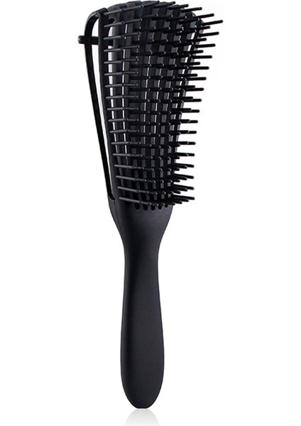 Dolaşık Açıcı Saç Fırçası, Kadın Kızlar Için Dolaşık Açıcı Fırça Islak Kuru Afro 3a Ila 4c Kalın Kıvırcık Dalgalı Kinky Kıvırcık Coily Doğal Saç, Siyah (Yurt Dışından)