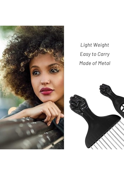 2 Pcs Afro Seçim Tarak Saç Şekillendirici Aracı Saç Tarak Saç Şekillendirici Saç Seçtikleri Kıvırcık Saçlar Için Yumruk Seçim Saç, K2 (Yurt Dışından) modelleri