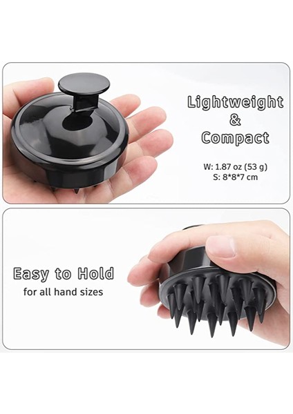 Silikon Saç Derisine Masaj Aleti - Siyah (Yurt Dışından) modelleri