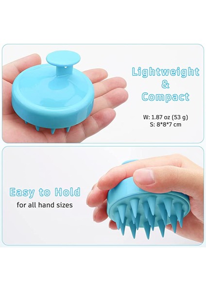 Silikon Saç Derisine Masaj Aleti - Mavi (Yurt Dışından) modelleri