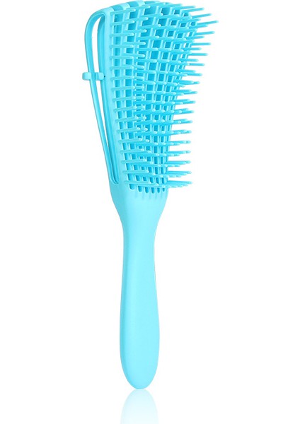 Dolaşık Açıcı Saç Fırçası, Kadın Kızlar Için Dolaşık Açıcı Fırça Islak Kuru Afro 3a Ila 4c Kalın Kıvırcık Dalgalı Kinky Kıvırcık Kıvırcık Doğal Saç, Mavi (Yurt Dışından)