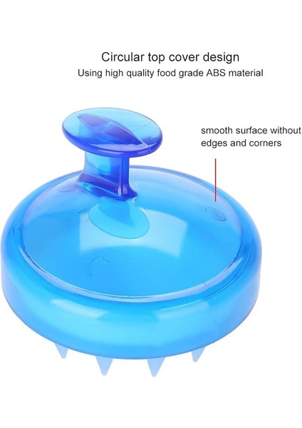 Şampuan Fırçası, Hassas Saç Derisi Temizleyici, Temizlik Için Dayanıklı Taşınabilir Ovucu (Mavi) (Yurt Dışından) modelleri