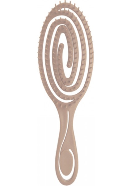 2 Set Hollow Out Saç Fırçası Saç Derisi Masaj Taraklar Saç Şekillendirici Dolaşık Açıcı Hızlı Fön Kurutma Dolaşık Açıcı Aracı Islak Kuru Kıvırcık Saçlar Için (Açık Kahverengi) (Yurt Dışından)