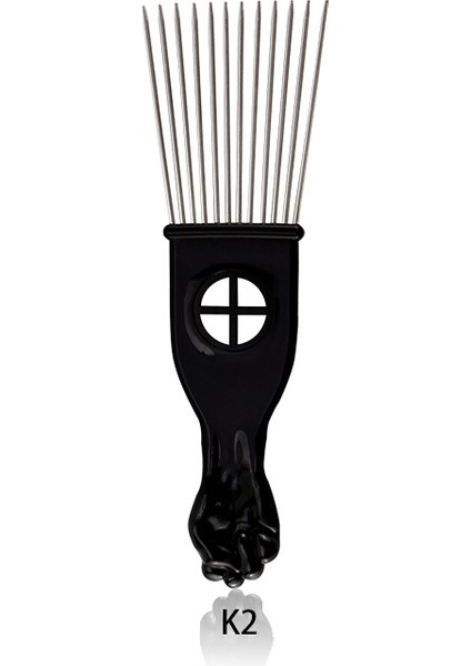 2 Pcs Afro Seçim Tarak Saç Şekillendirici Aracı Saç Tarak Saç Şekillendirici Saç Seçtikleri Kıvırcık Saçlar Için Yumruk Seçim (Yurt Dışından)
