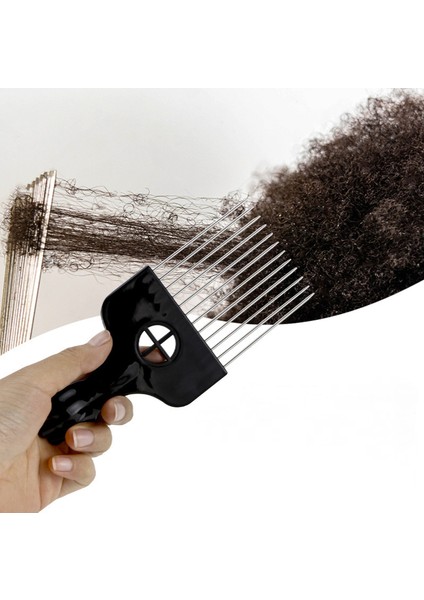 2 Pcs Afro Seçim Tarak Saç Şekillendirici Aracı Saç Tarak Saç Şekillendirici Saç Seçtikleri Kıvırcık Saçlar Için Yumruk Seçim (Yurt Dışından) fiyatları