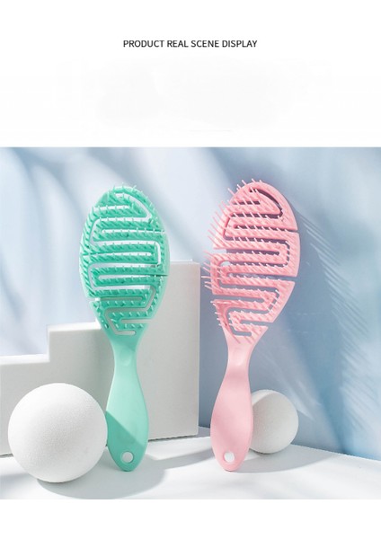 2 Set Hollow Out Saç Fırçası Saç Derisi Masaj Taraklar Saç Şekillendirici Dolaşık Açıcı Hızlı Fön Kurutma Dolaşık Açıcı Aracı Islak Kuru Kıvırcık Saçlar Için (Pembe) (Yurt Dışından) indirimleri