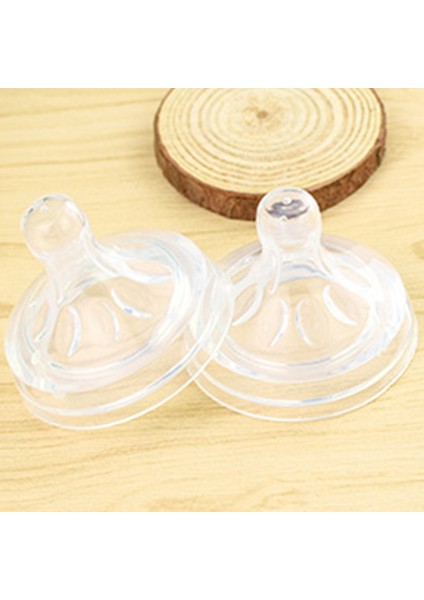 Bebek Silikon Emzik Toksik Olmayan Bebek Emzikleri Nipeller Şeffaf Besleme Aracı (Yurt Dışından)