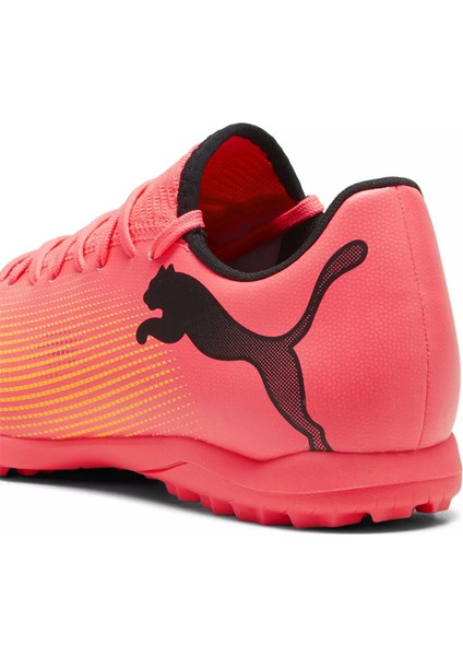 107726 Future 7 Play Tt Sunset Glow-Puma Kırmızı - Siyah Erkek Sneaker Ayakkabı
