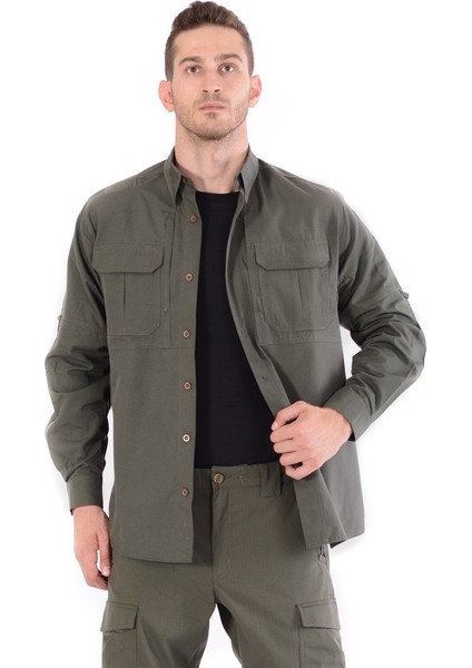 North Mountain Taktikal Outdoor Gömlek HAKI-TG01