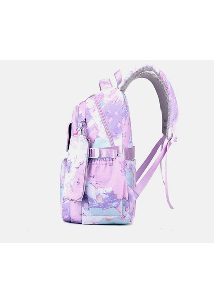 Kız Sırt Çantası Üç Parçalı Takım, Kız Büyük Kapasiteli Omurga Omuz Sırt Çantası (Yurt Dışından) indirimleri