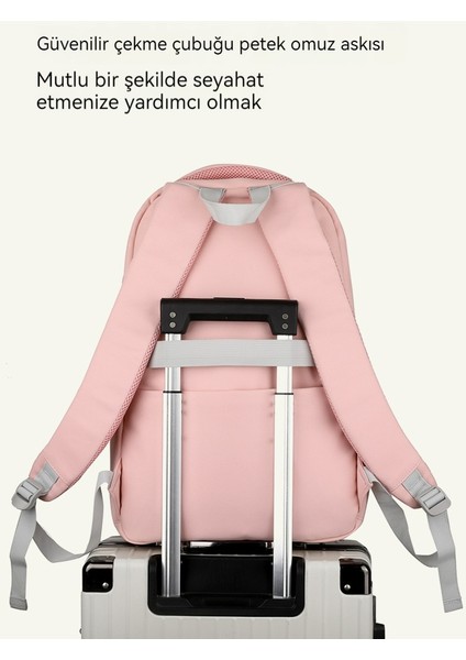 Moda Genç Kız Büyük Kapasiteli Rahat Omuz Sırt Çantası, Okul/seyahat Için (Yurt Dışından)