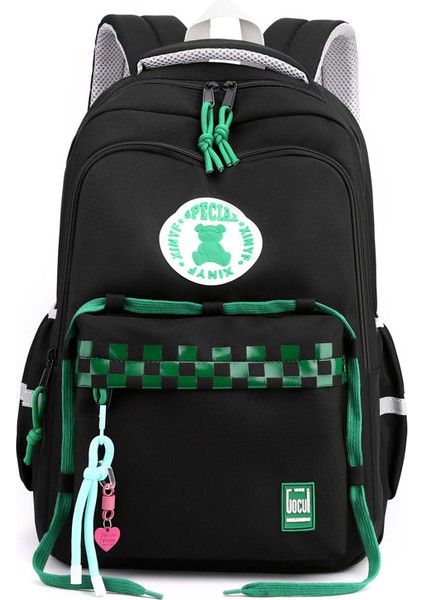 Kızlar Için Moda Rahat Geniş Kapasiteli Sırt Çantası, Ilkokul Ortaokul Lise Kampüs Çantası (Yurt Dışından)