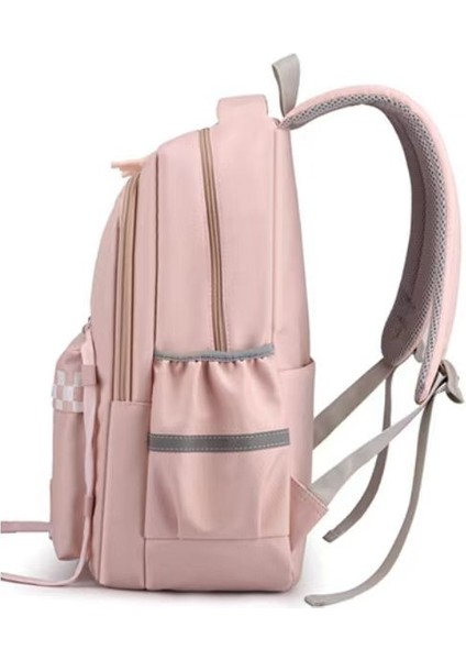 Kızlar Için Moda Rahat Geniş Kapasiteli Sırt Çantası, Ilkokul Ortaokul Lise Kampüs Çantası (Yurt Dışından) fırsatları