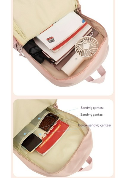 Büyük Kapasiteli Kız Çocuk Sırt Çantası/ilkokul Okul Çantası/ortaokul Öğrencisi Büyük Kapasiteli Sırt Çantası, DL018 (Yurt Dışından) fiyatları