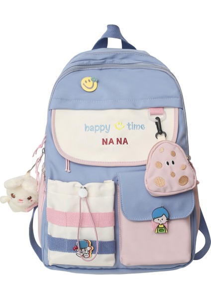 Küçük ve Taze Büyük Kapasiteli Çocuk Sırt Çantası/ilkokul Okul Çantası/ortaokul Lise Sırt Çantası Kore VERSIYONU，DL022 (Yurt Dışından)