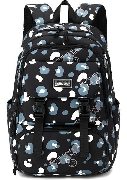 Kızlar Baskılı Hafif Sırt Çantası/yüksek Kaliteli Ins Büyük Kapasiteli Ortaokul Öğrencisi Okul Çantası, DL028 (Yurt Dışından)