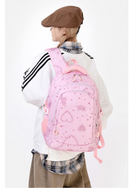 Okul Çantası/büyük Kapasiteli Hafif Yük Azaltma Sırt Çantası Kore Versiyonu/çok Fonksiyonlu Lise Lise Öğrencisi Sırt Çantası, DL029 (Yurt Dışından) indirimleri