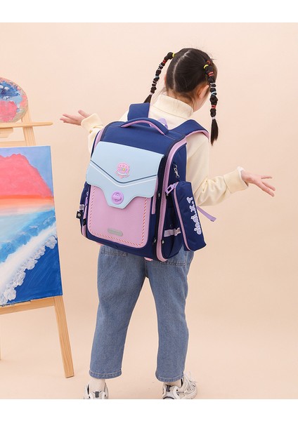 Çocuk Okul Çantası/ilkokul Öğrencisi Ingiliz Rüzgar Omurgası Yük Azaltma Omuz Çantası, DL032 (Yurt Dışından) fiyatları