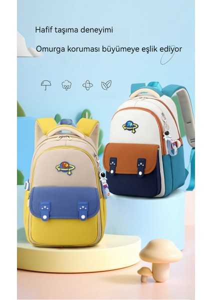 Çocuk Okul Çantası/ilkokul Hafif Yük Azaltma Büyük Kapasiteli Omuz Çantası, DL033 (Yurt Dışından) modelleri