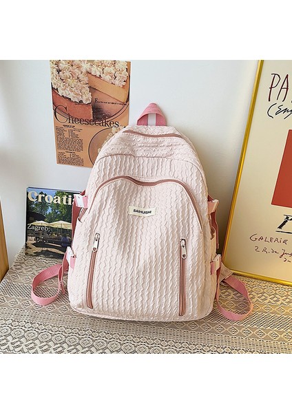 Küçük Taze Ins Çocuk Rahat Omuz Çantası/ilkokul Ortaokul Büyük Kapasiteli Öğrenci Okul Çantası/lise Açık Hava Eğlence Sırt Çantası, DL040 (Yurt Dışından)