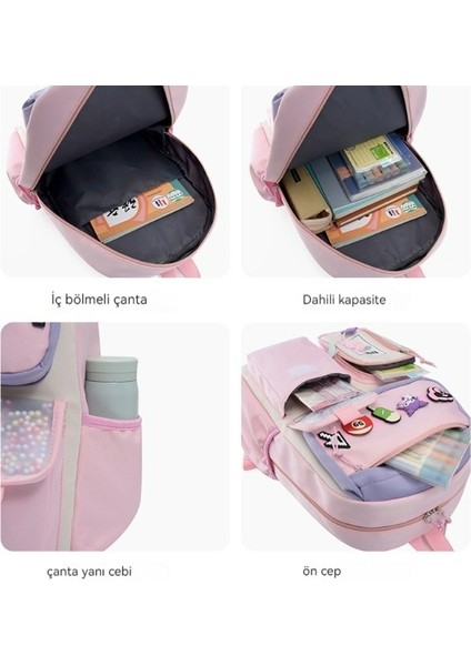 Çocuk Okul Çantası/ilkokul Öğrencisi Büyük Kapasiteli Hafif Omuz Çantası, DL047 (Yurt Dışından) indirimleri