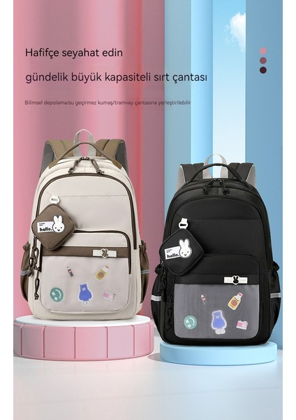 Çocuk Okul Çantası/kore Versiyonu Sevimli Büyük Kapasiteli Ilkokul Omuz Çantası/basit Rahat Ortaokul Lise Sırt Çantası, DL050 (Yurt Dışından) fiyatları