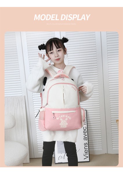 Çocuk Okul Çantası/kore Renkli Ilkokul Öğrencisi Büyük Kapasiteli Omuz Çantası, DL052 (Yurt Dışından) indirimleri