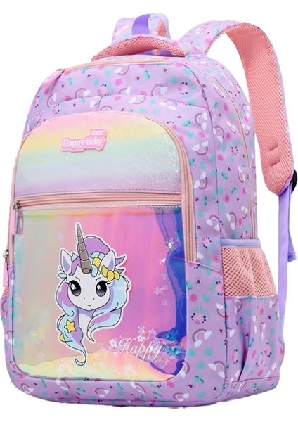 Moda Çizgi Film Çocuk Okul Çantası/hafif Büyük Kapasiteli Ilkokul Öğrencisi Prenses Omuz Çantası/çocuk Açık Hava Eğlence Sırt Çantası, DL062 (Yurt Dışından) modelleri